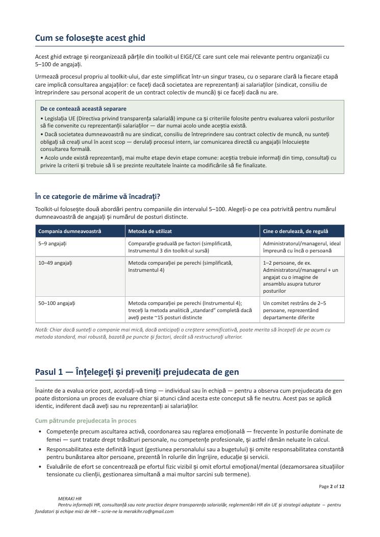 Evaluarea și clasificarea posturilor pe criterii obiective și neutre — page 2